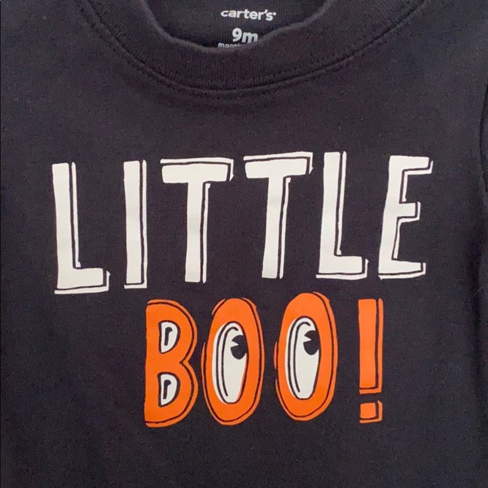 🎃👻 CARTER'S  2-Piece Halloween Outfit - Little Boo 9M - Picture 2 of 4